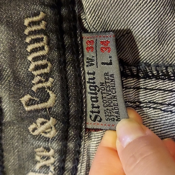 🌴FINAL SALE Axe & Crown Like New Men's Straight Jeans 33 X 34 - Picture 7 of 11